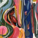 Abstract art abstract composition abstract lyrical abstraction oil modern art