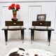 Paire de tables de chevet vintage