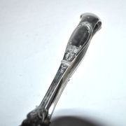 Empire Silver Metal Clawed Sugar Tongs Neoclassical Ice Tongs