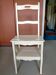 Chaise escabeau vintage