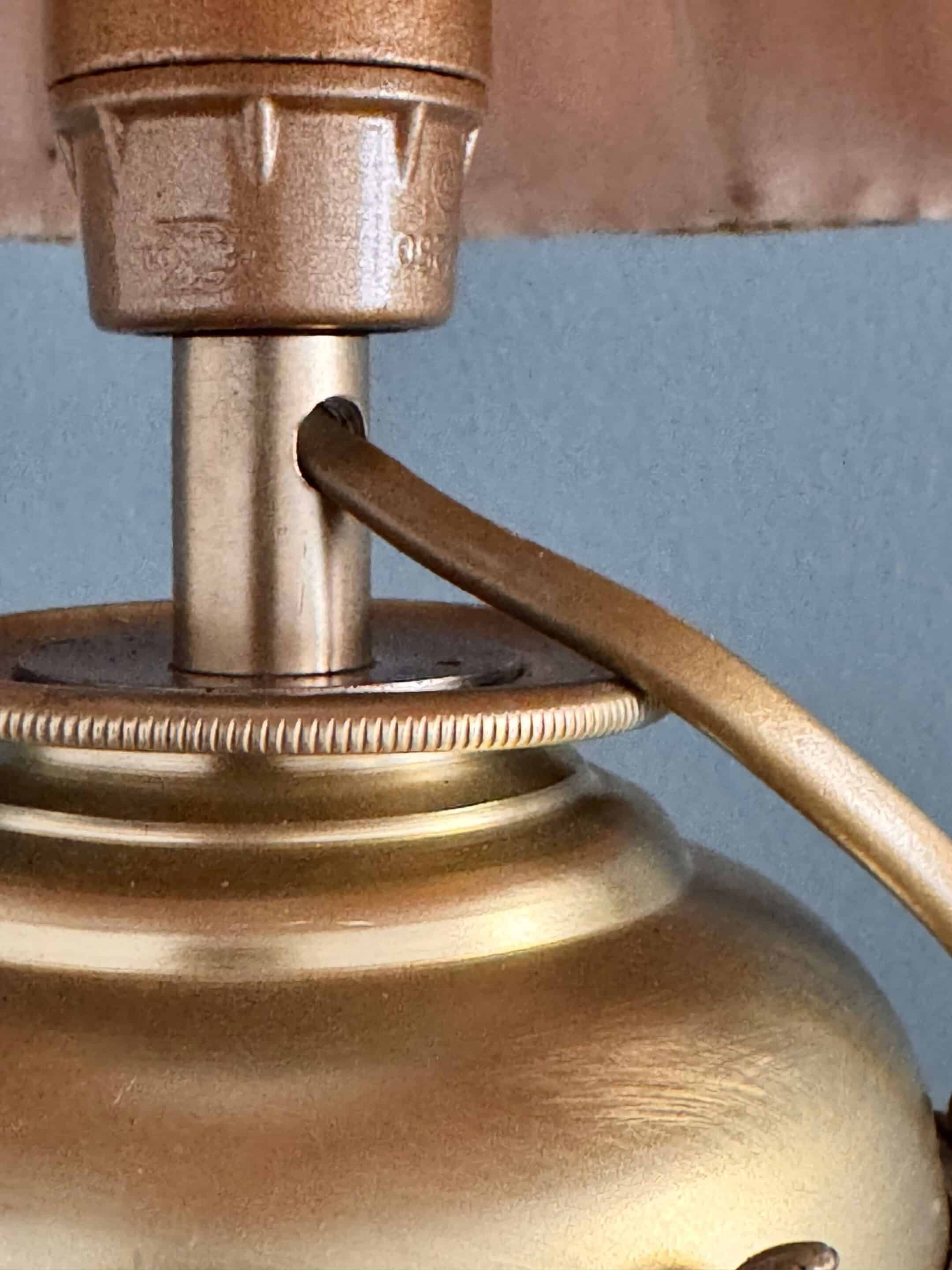 19th-century cassolette lamp