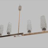 Chandelier mid century modern geometric shape 1 meter long