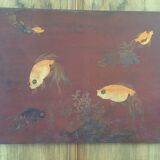 painting metallic painting, Indochina origin, 70s