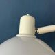 White metal vintage floor lamp with acrylic shade