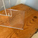 Minimalist design table lamp Harco Loor in plexiglass and perspex