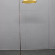 Lampe de sol Art Déco réglable, nickel, Tchécoslovaquie, années 1930