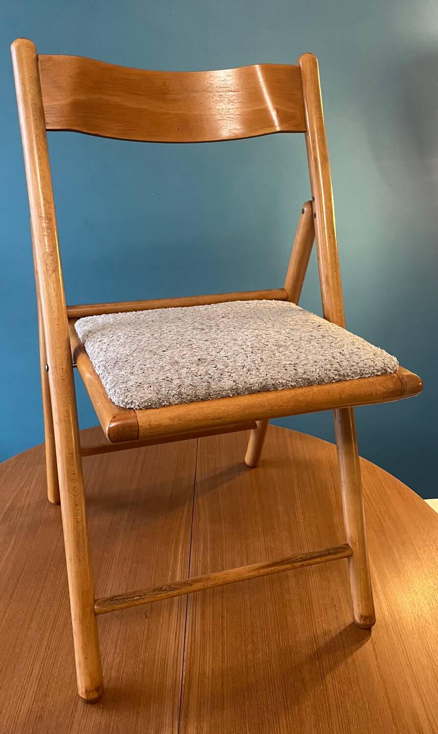 Chaise pilante en bois année 70/80