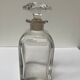 Perfume bottle crystal XIXth with cap facets