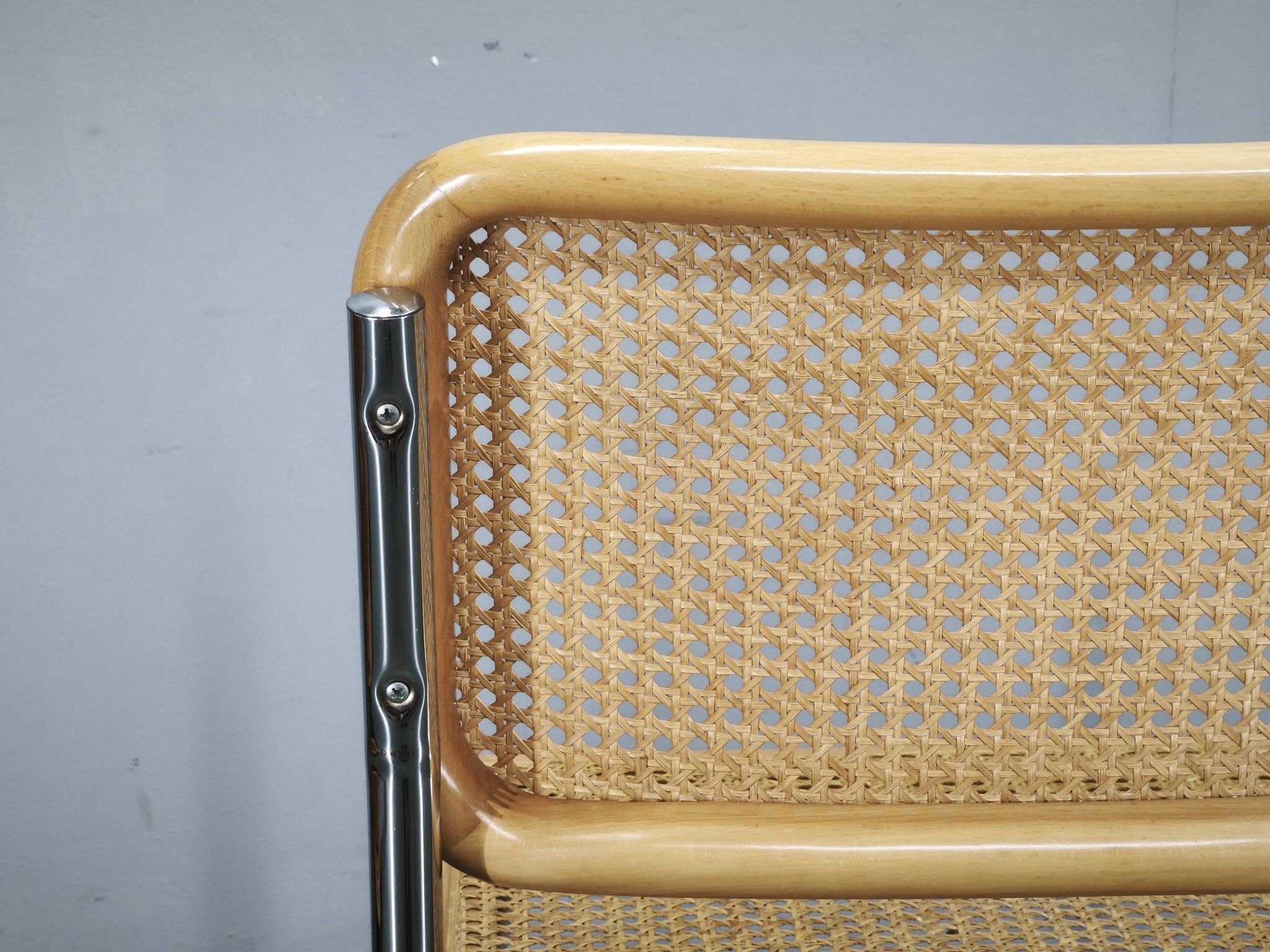 Pair of Italian Cesca Cantilever Chairs after Marcel Breuer, 1970s