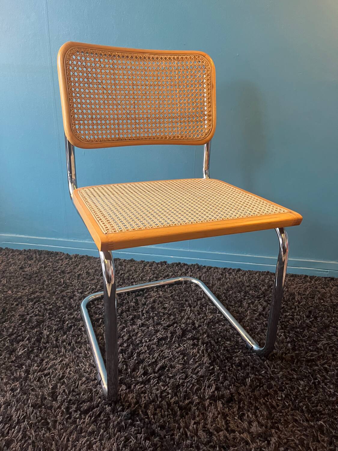 Marcel Breuer chair model B32 honey