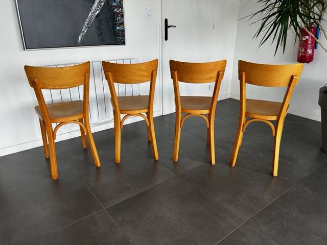 4 baumann chairs
