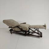 English reclining library chair (circa 1860)
