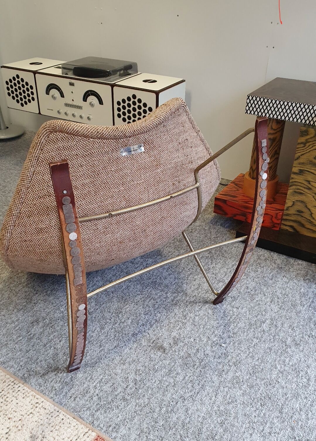 Rocking- chair Geoffrey Harcourt pour  Artifort 1960