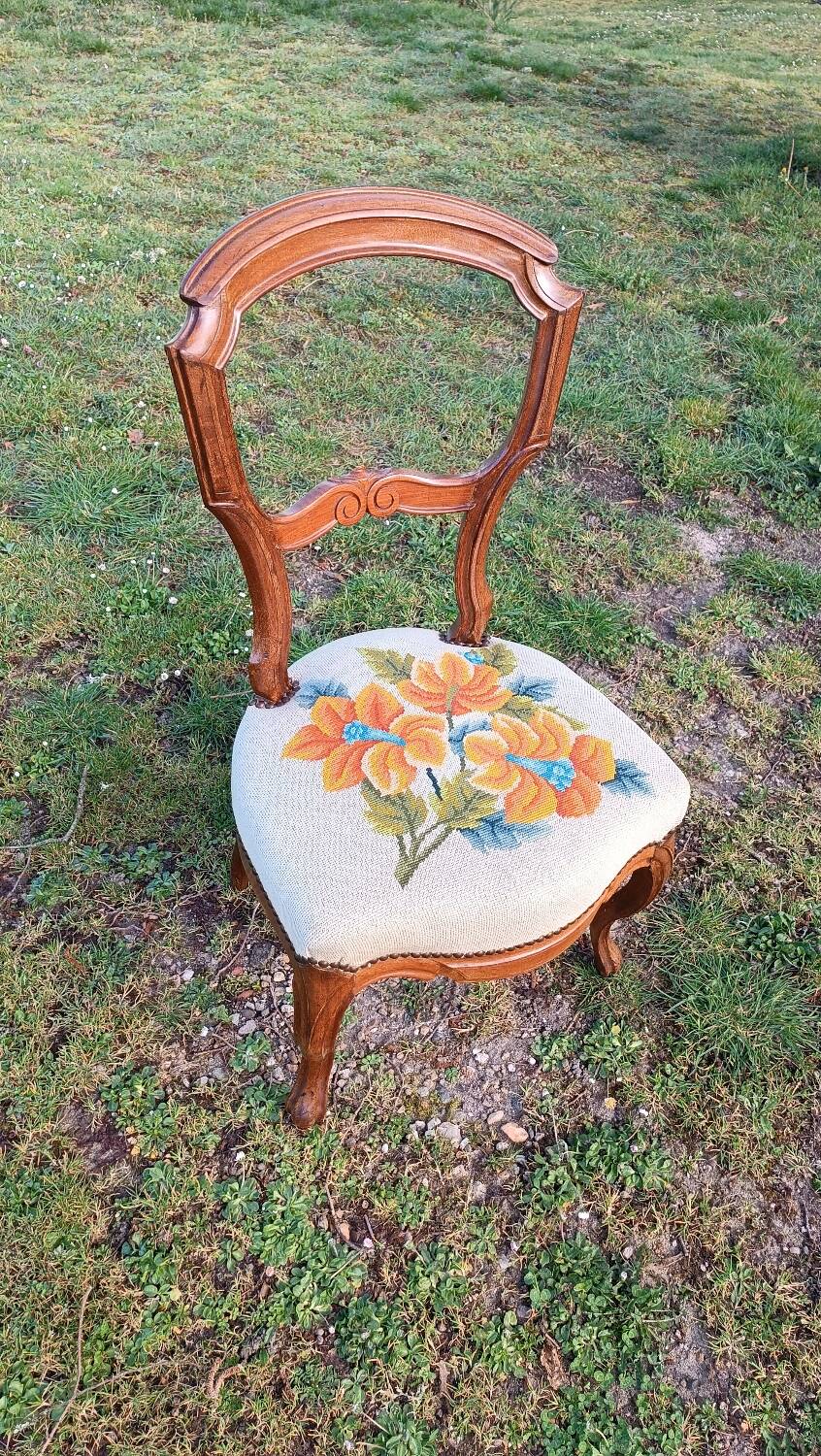19th-century mahogany chair