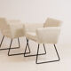 Pair of armchairs 763 by Joseph André Motte for Steiner 1950