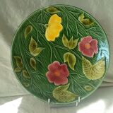 Slurry dish sarreguemines floral decor