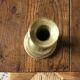 Brass torch candle holder