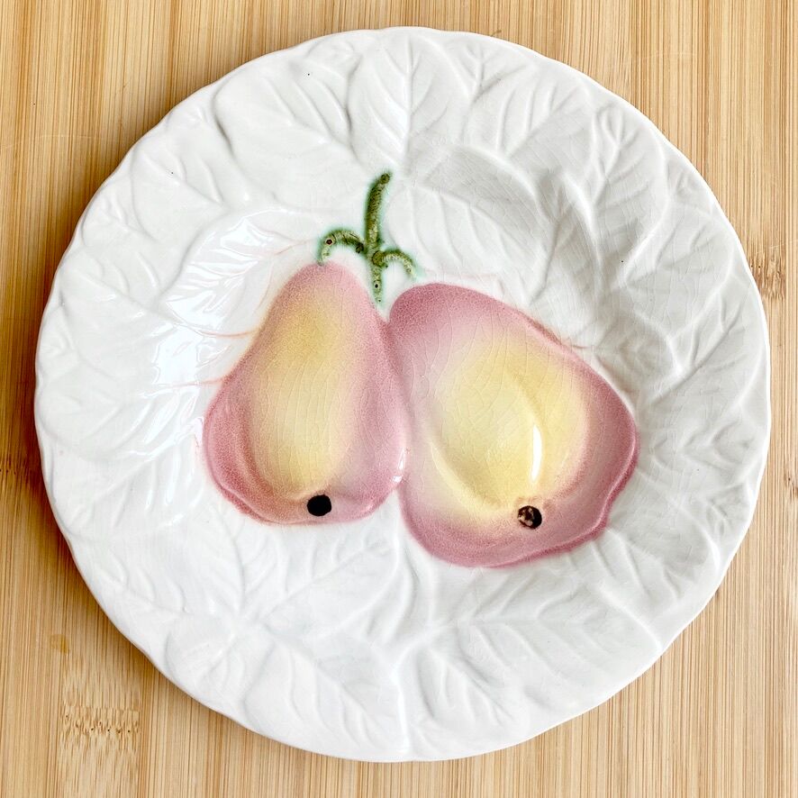 Barbotine Sarreguemines plates