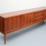 1960s sideboard in walnut, 240cm