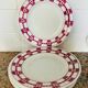X6 assiettes plates Stuart Moulins des loups France- cuisine-vintage-rétro