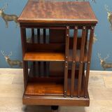Antique revolving bookcase