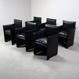 Set of six  Break 401 armchairs by Mario Bellini for Cassina