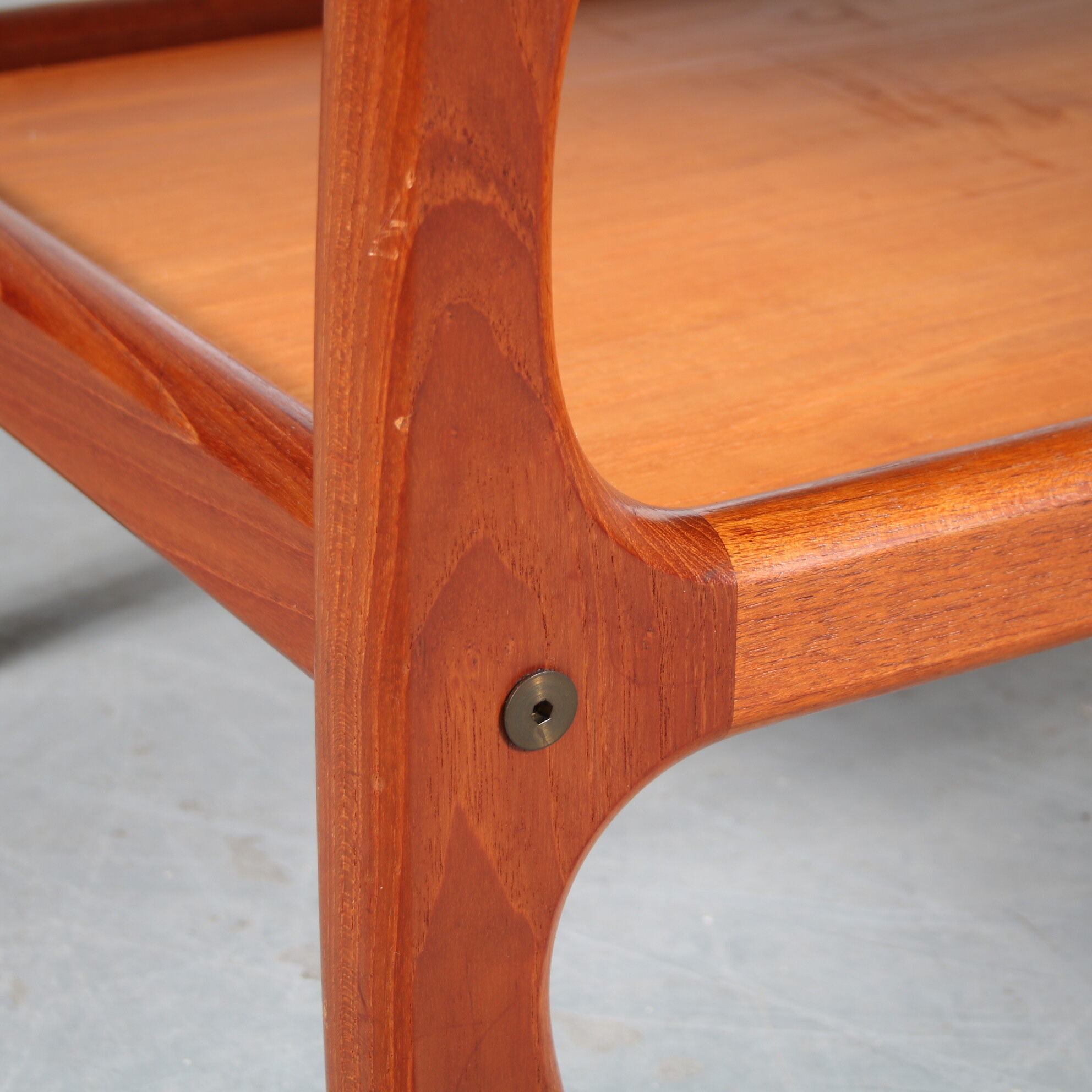 1960s scandinavian teak coffee table
