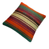 Vintage turkish Kilim cushion cover 40x40cm