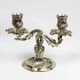 Pair of Christofle candlesticks 19th century – Trianon model silver-plated bronze