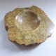 Imposing vintage alabaster ashtray