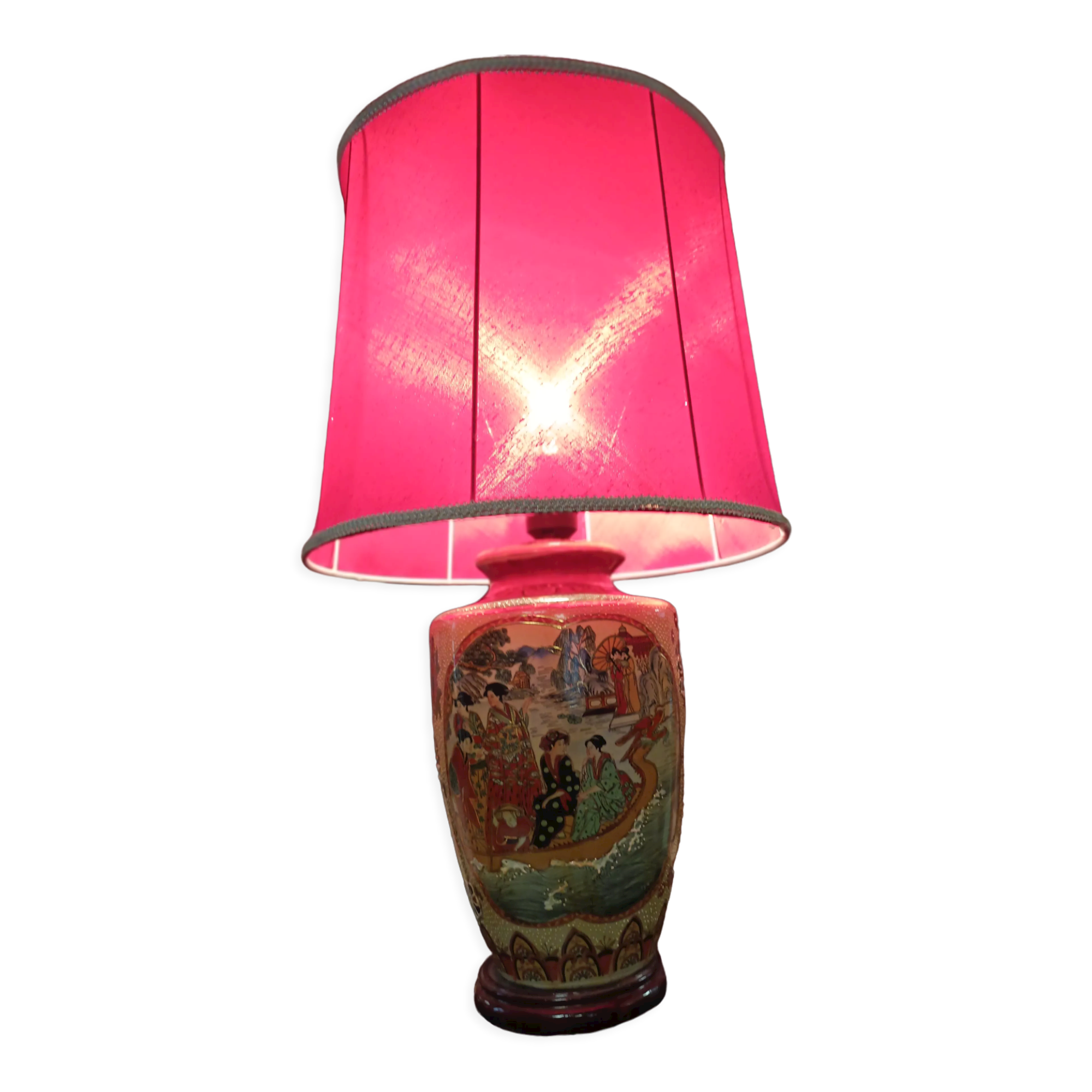 Asian ceramic lamp
