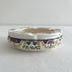 Vintage round ashtray in Digoin Sarreguemines earthenware.
