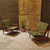 Pair of armchairs by Frantisek Jirak for TON Bystřice (Thonet)