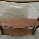 Antique mahogany shelf, 19th century.