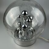 60s 70s table lamp ball lamp Doria "Big Ball" glass space age design