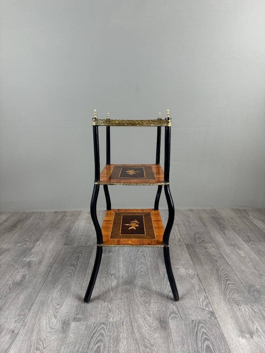 Marquetry shelf, Napoleon III style, 19th century