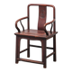 Fauteuil avec accoudoirs en bois, Chine, style dynastie Ming, 19e siècle