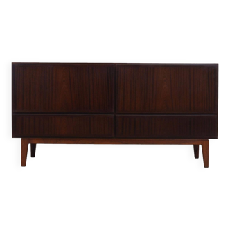 Mahogany chest of drawers, Danish design, 1970s, manufacturer: Omann Jun