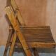 Suite de six chaises pliantes steamer en chêne anglais circa 1900-1920