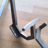 Set of 3 aluminum wall hooks 1960