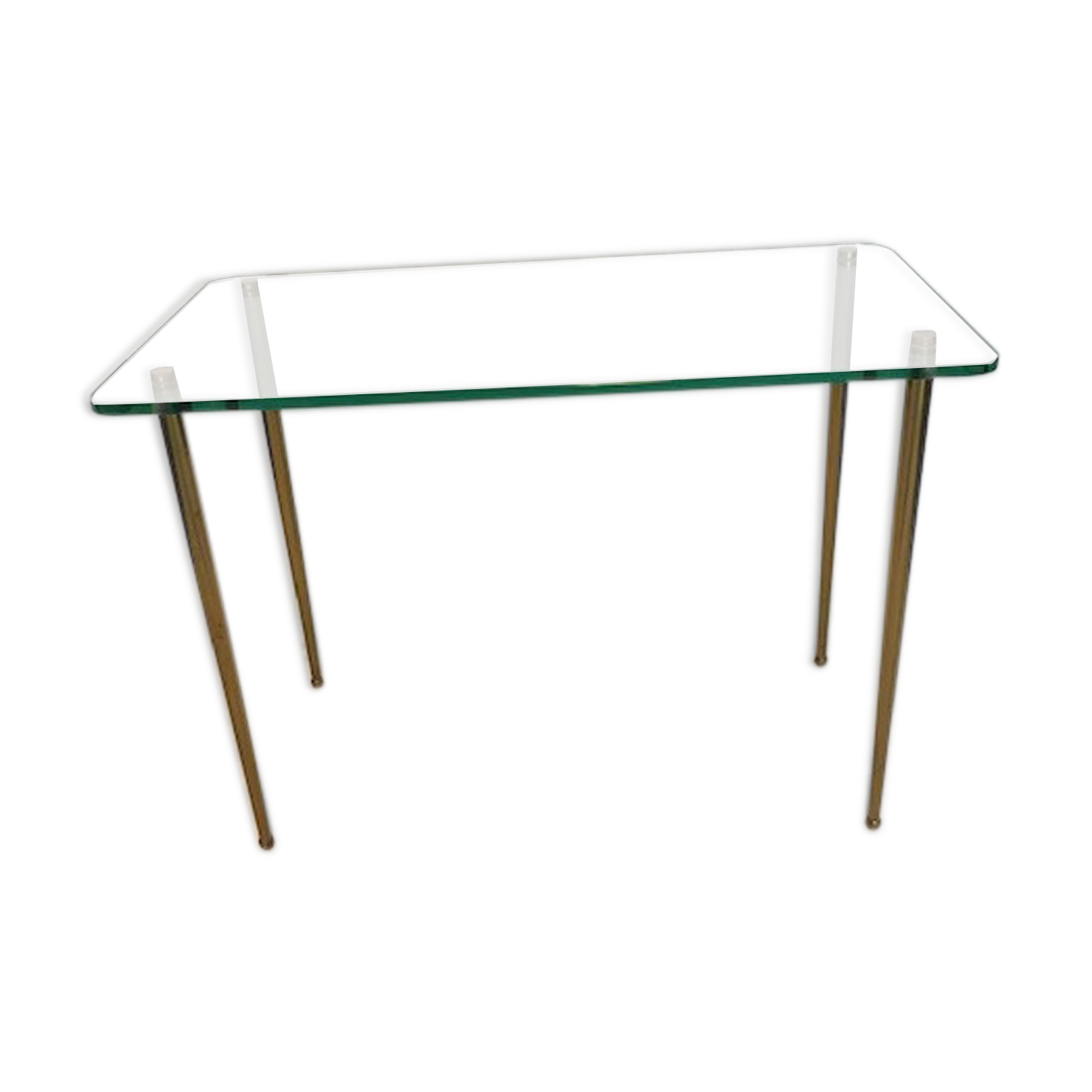 Table, modernist sofa end