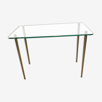 Table, modernist sofa end