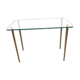 Table, modernist sofa end