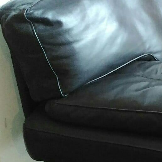 Leather sofa "milano" by de pas Urbino and Lomazzi for Zanotta