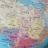 Ancien globe terrestre lumineux - Michelin - Type X - Made in Denmark