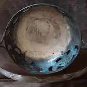 Vintage metal stand cup