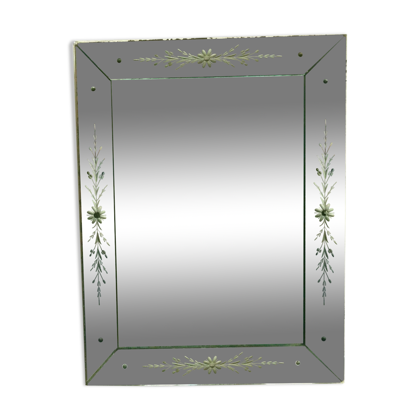 Mirror with closed walls of Murano style XX century