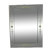 Miroir a pare closes de style Murano XX siècle