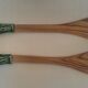 Cabbage bowl and its salad utensils in earthenware