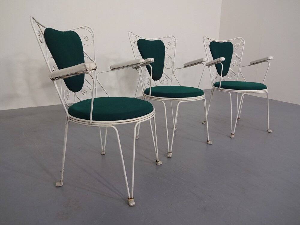 Garden Sofa and Chairs from Mauser, 1960s, Set of 4